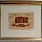 gold framed image
